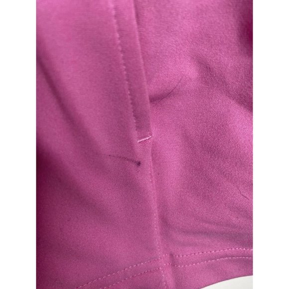 Adidas Full Zip Long Sleeve Pink Jacket With Pockets Size Medium - Picture 5 of 5